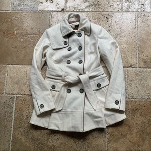 Laundry Recycled Wool Corduroy Coat Cream Ivory 2